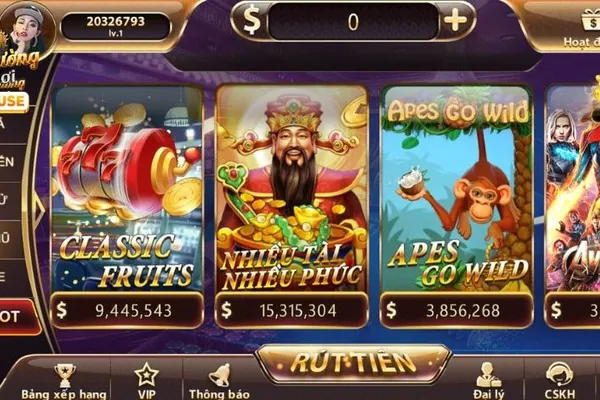 Kho game Slot khổng lồ w88vt