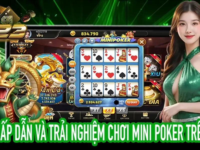 Hình ảnh trò chơi Poker (Texas Hold'em)